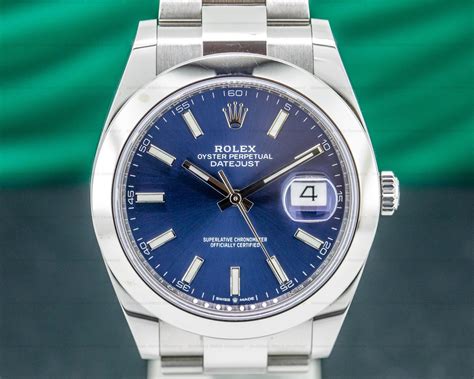 rolex datejust blu prezzo usato|Rolex Datejust 41 126300 .